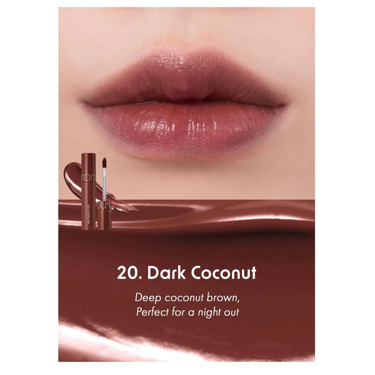 ROM&ND Juicy Lasting Tint 20 Dark Coconut