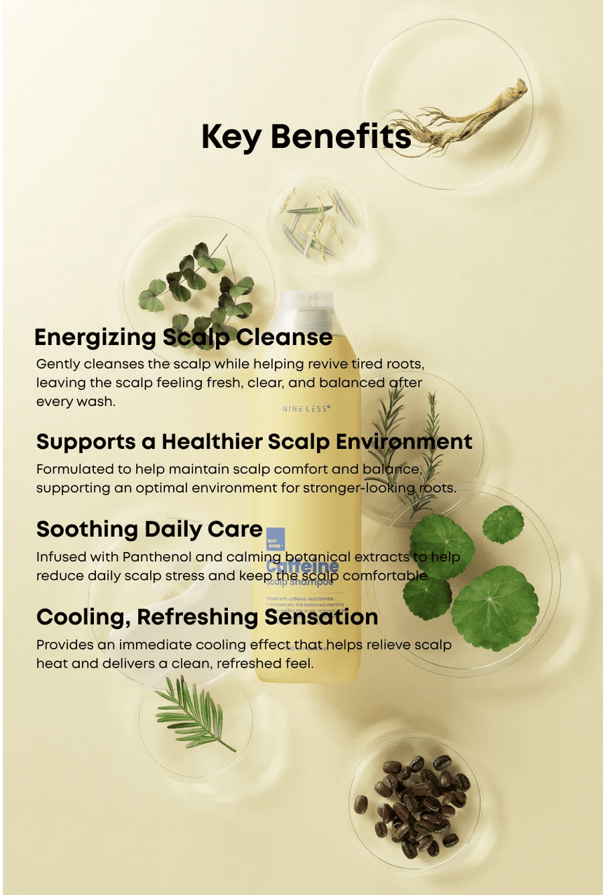 NINELESS Caffeine Scalp Shampoo 300ml