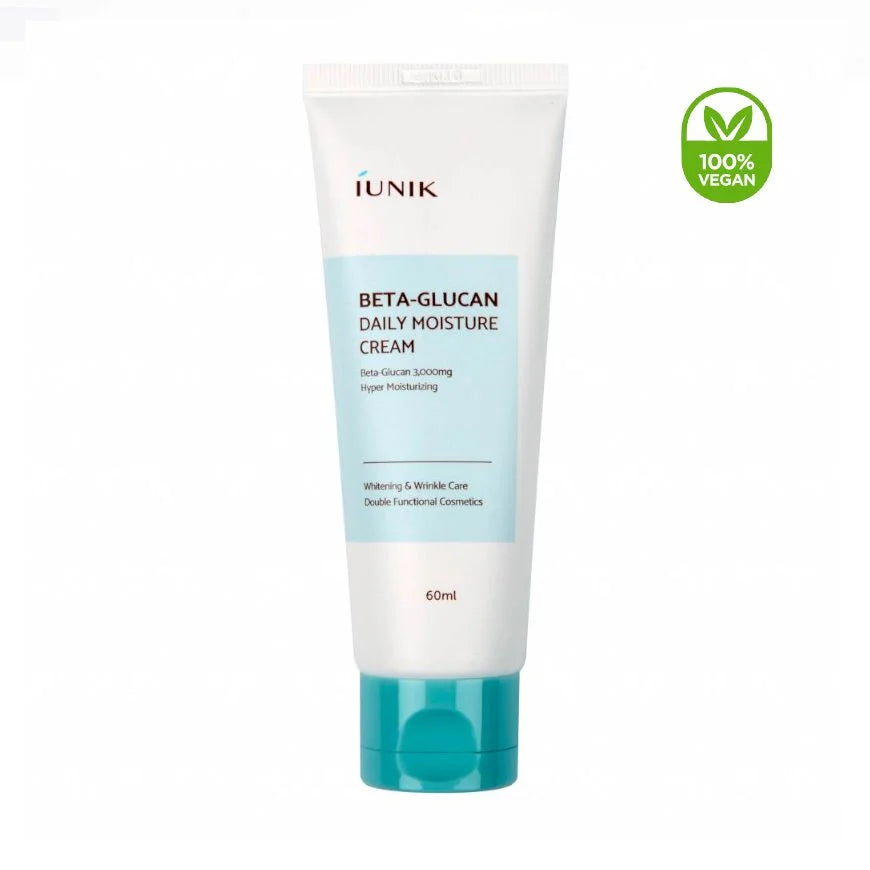 IUNIK Beta Glucano Daily Moisture Cream 60ml - crema hidratante piel seca antiage
