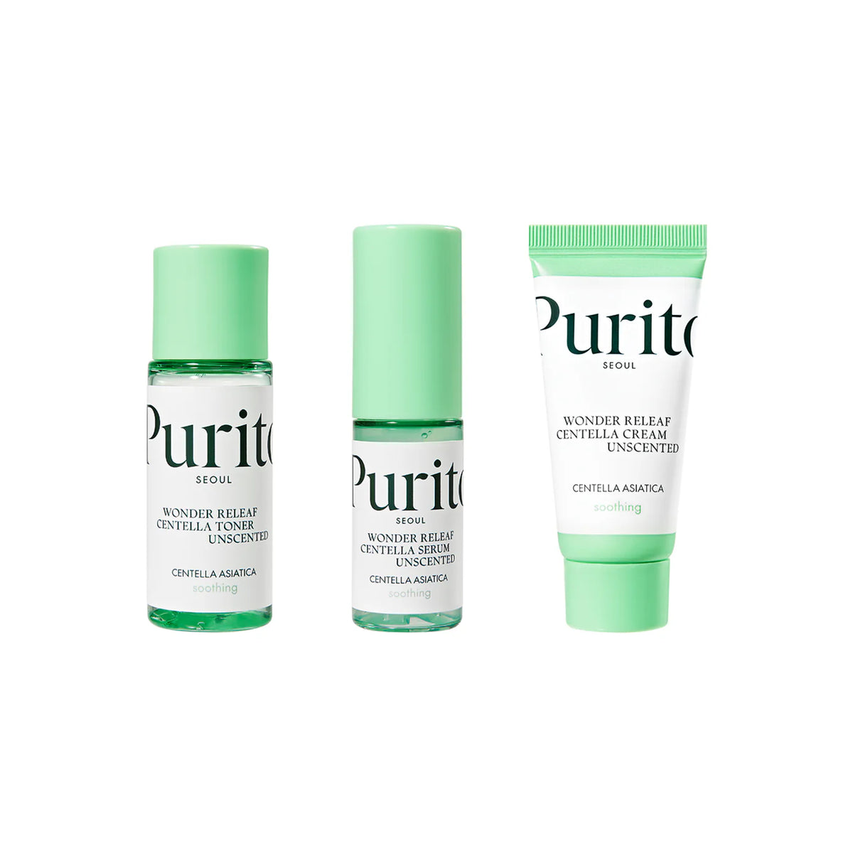 PURITO Wonder Releaf Centella Unscented Mini Kit
