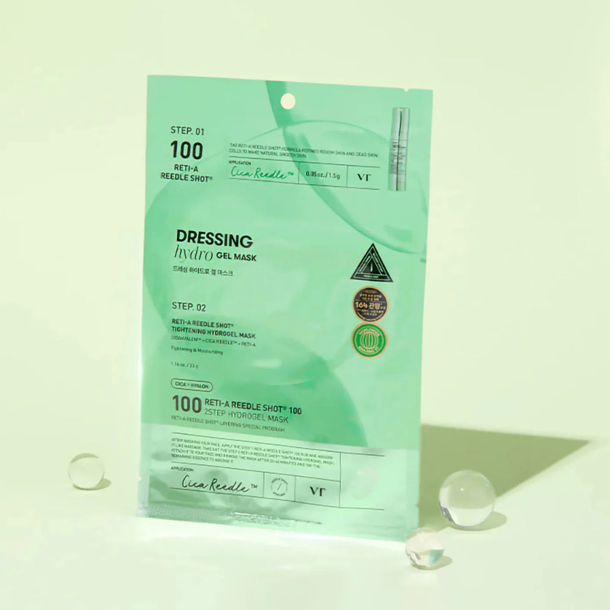 VT COSMETICS Reti-A Reedle Shot® 100 2STEP Hydrogel Mask