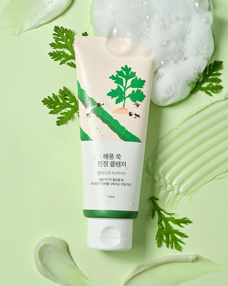 ROUND LAB Calming Mugwort Cleanser 150ml - Limpiador calmante