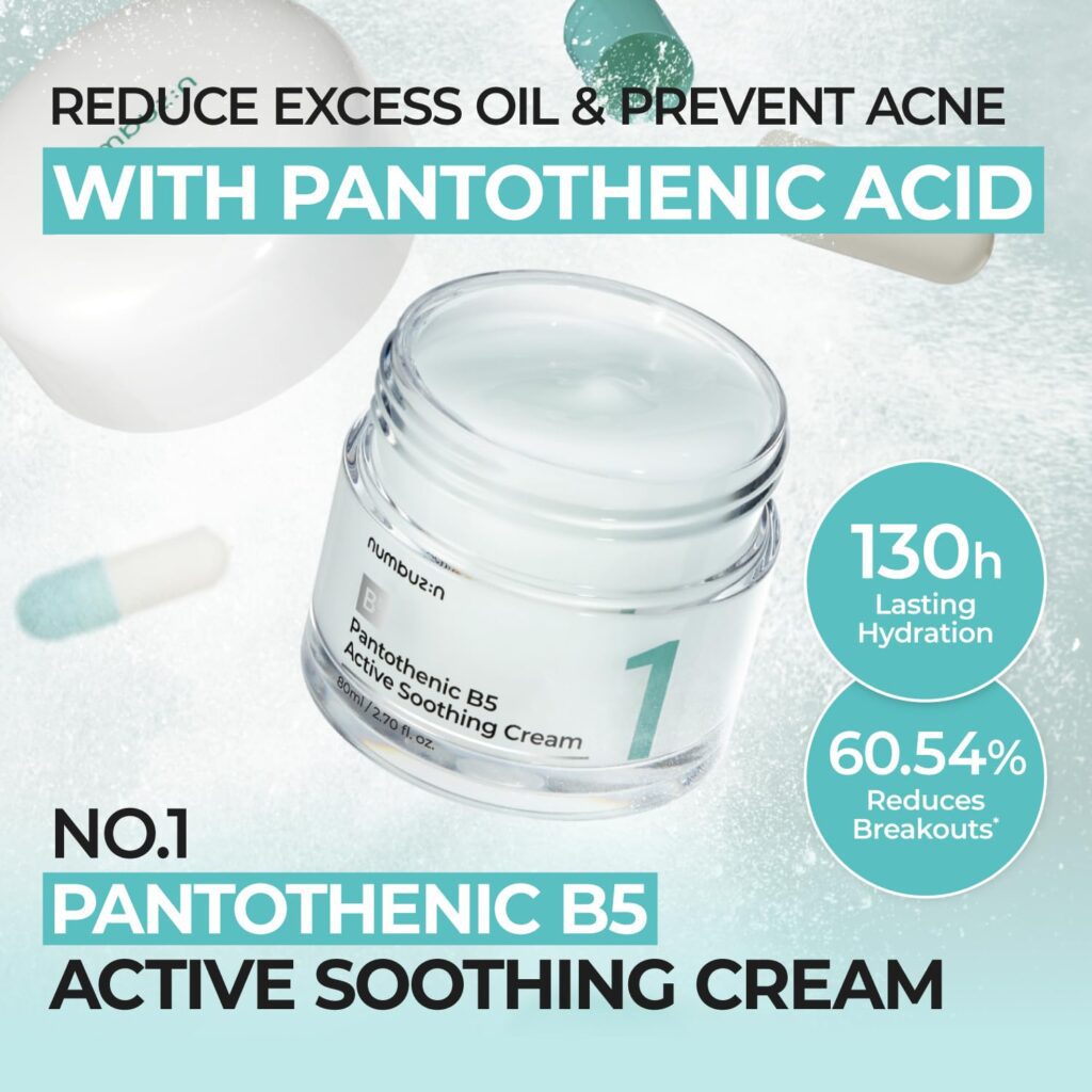 NUMBUZIN Nº1 - Pantothenic B5 Active Soothing Cream 80ml