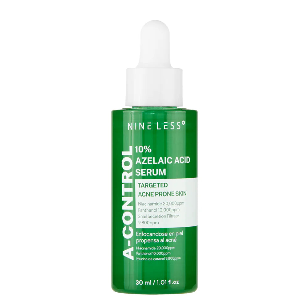 NINELESS A-Control 10% Azelaic Acid Serum 30ml - Manchas, Espinillas, Inflamaciones