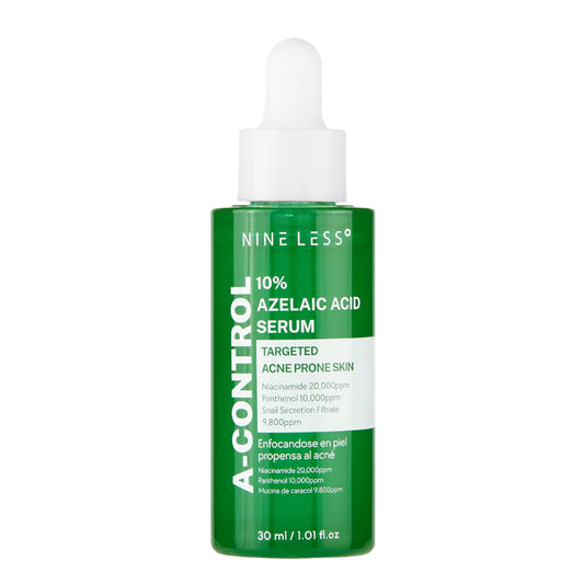 NINELESS A-Control 10% Azelaic Acid Serum 30ml - Manchas, Espinillas, Inflamaciones