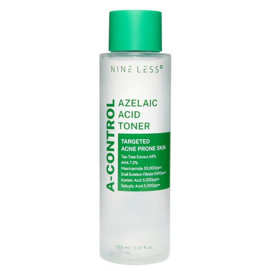 NINELESS A-Control Azelaic Acid Toner 150ml - Tónico Espinillas, Grasitud