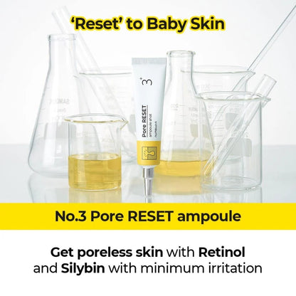NUMBUZIN N° 3 - Pore Reset Ampoule Shot 25 ml - Retinol Anti-imperfecciones vencimiento 15-02-2027