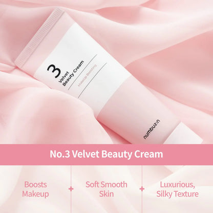 NUMBUZIN  N °3 - Velvet Beauty Cream 60 ml - Prebase de maquillaje