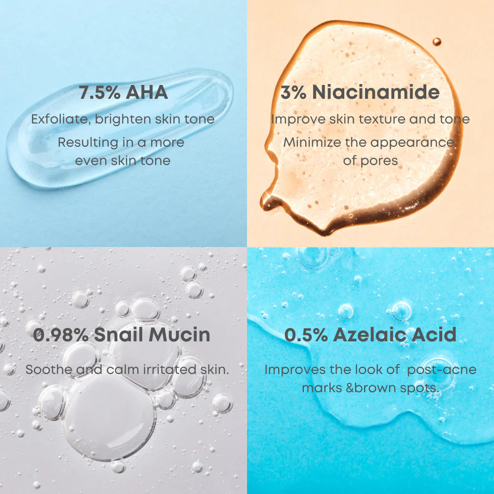 NINELESS A-Control 10% Azelaic Acid Serum 30ml - Manchas, Espinillas, Inflamaciones
