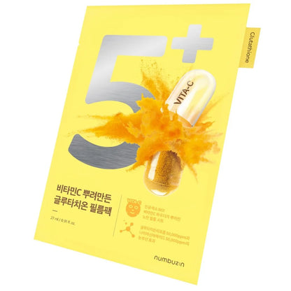 NUMBUZIN N °5+ Vitamin Spotlight Sheet Mask 1 pieza - Mascarilla facial
