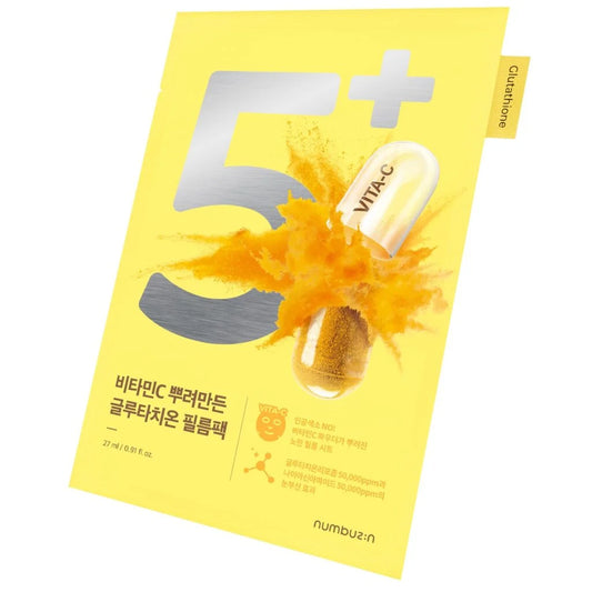 NUMBUZIN N °5+ Vitamin Spotlight Sheet Mask 1 pieza - Mascarilla facial