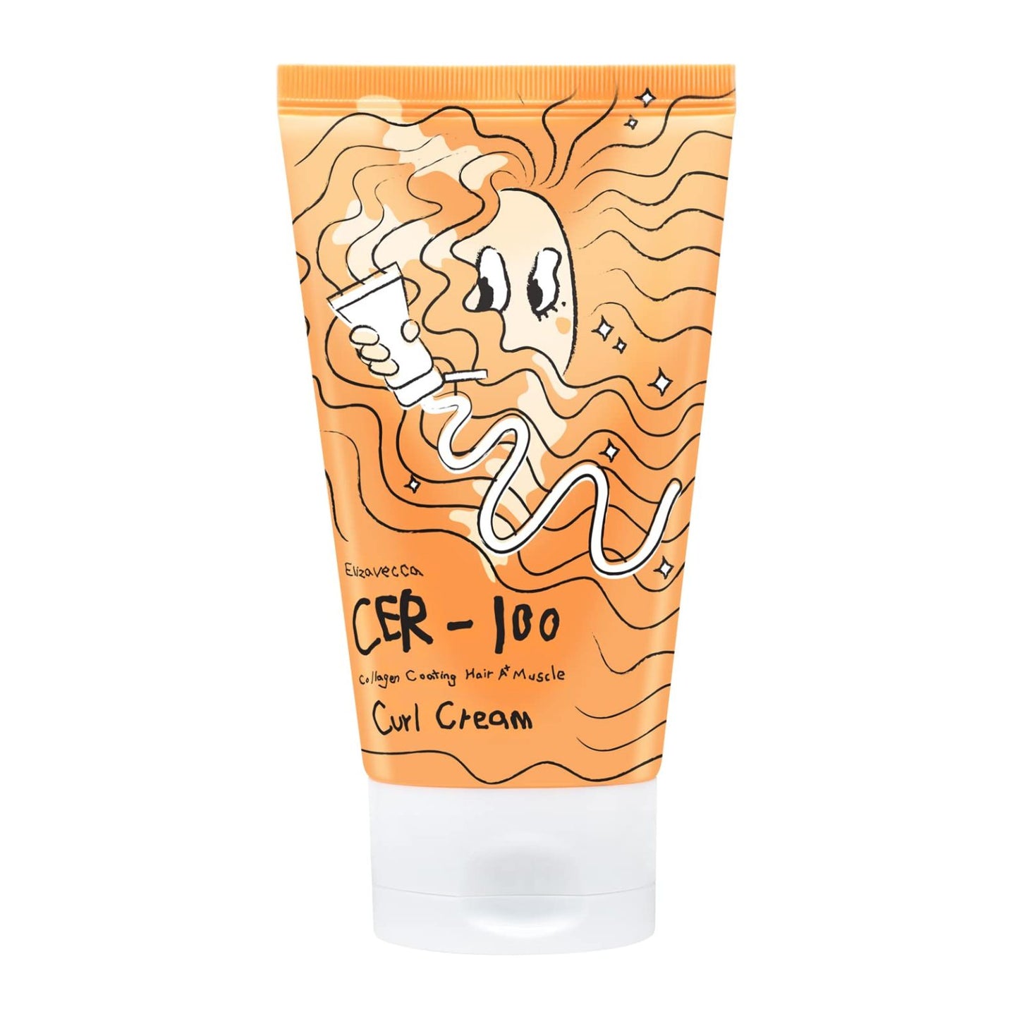 ELIZAVECCA Cer-100 Collagen Coating Hair A+ Muscle Curl Cream 120ml