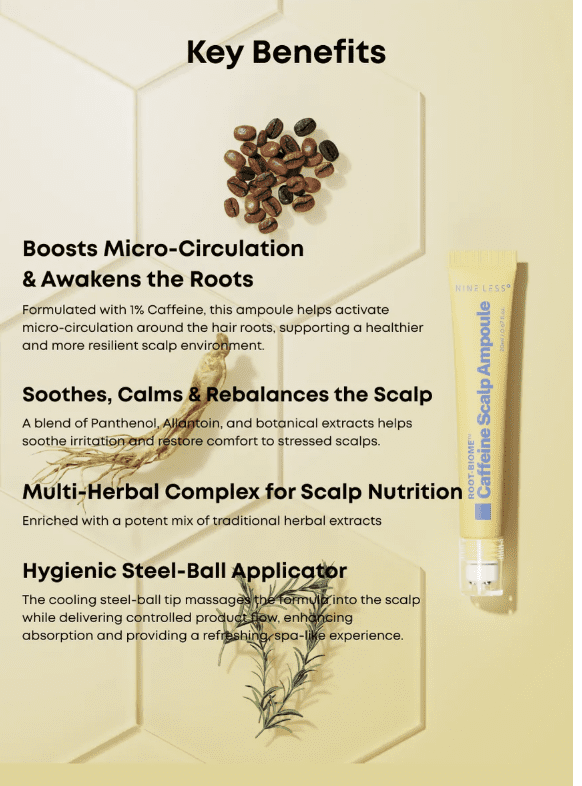 NINELESS Root Biome Caffeine Scalp Ampoule 20ml