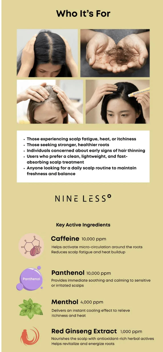 NINELESS Root Biome Caffeine Scalp Ampoule 20ml