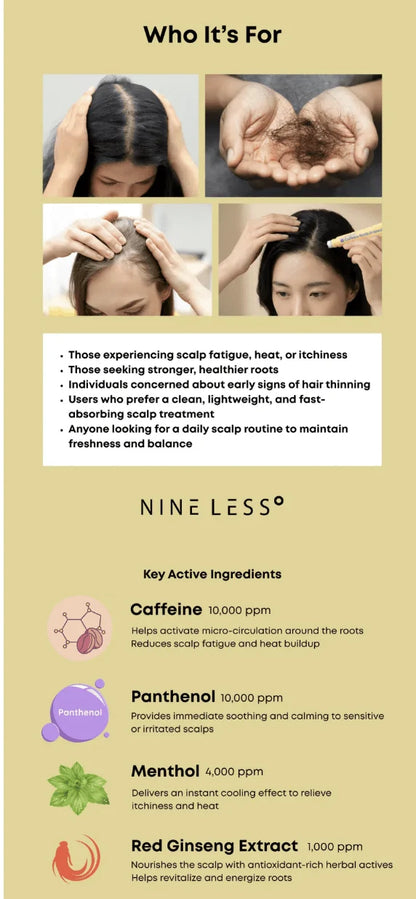 NINELESS Root Biome Caffeine Scalp Ampoule 20ml