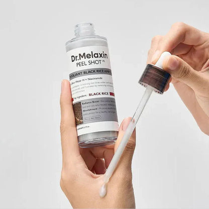 DR MELAXIN Peel Shot Exfoliating Black Rice Ampoule 80ml