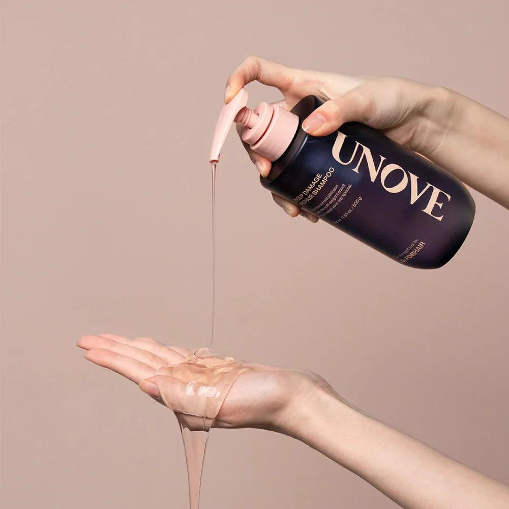 UNOVE Deep Damage Repair Shampoo 500ml - Champú Reparación Cabello Dañado