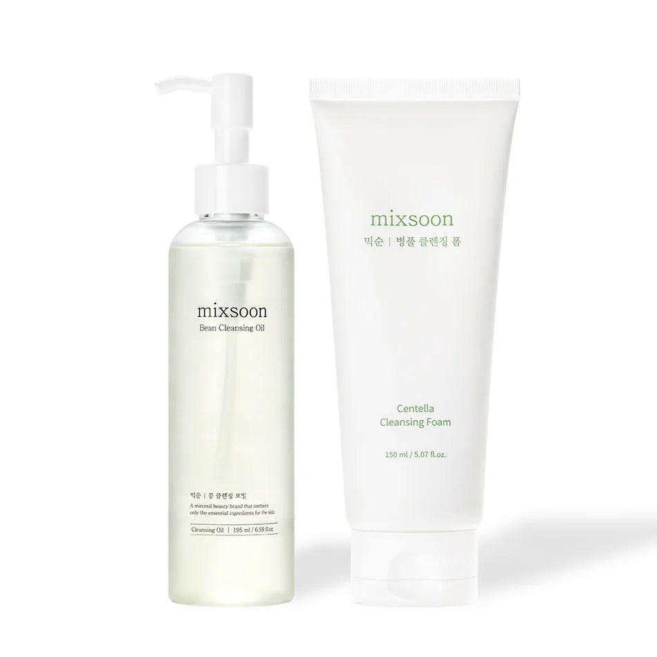 MIXSOON Double Cleansing Set - Jabón Espuma + Oleoso