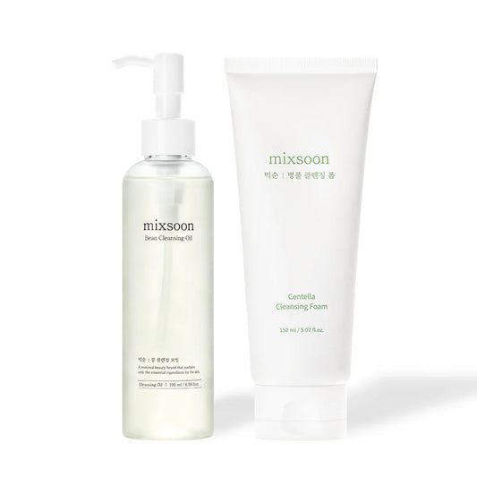 MIXSOON Double Cleansing Set - Jabón Espuma + Oleoso