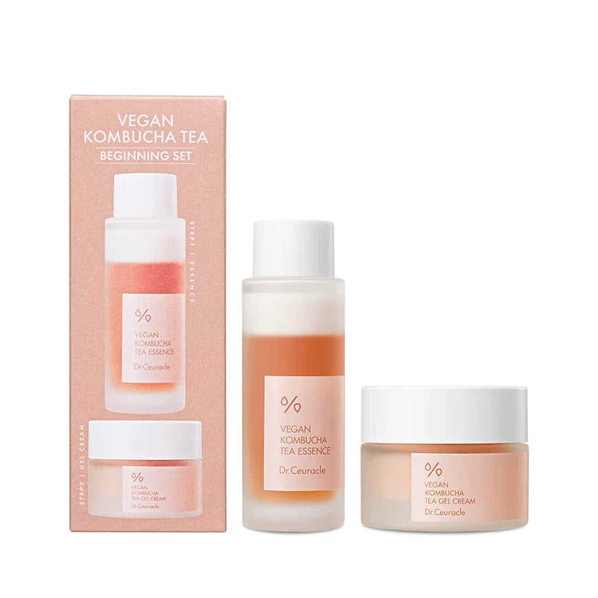 DR CEURACLE Vegan Kombucha Beginning Set Crema + Esencia