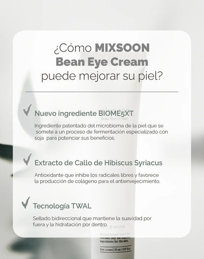 MIXSOON Bean Eye Cream 20ml  – Crema Contorno de ojos