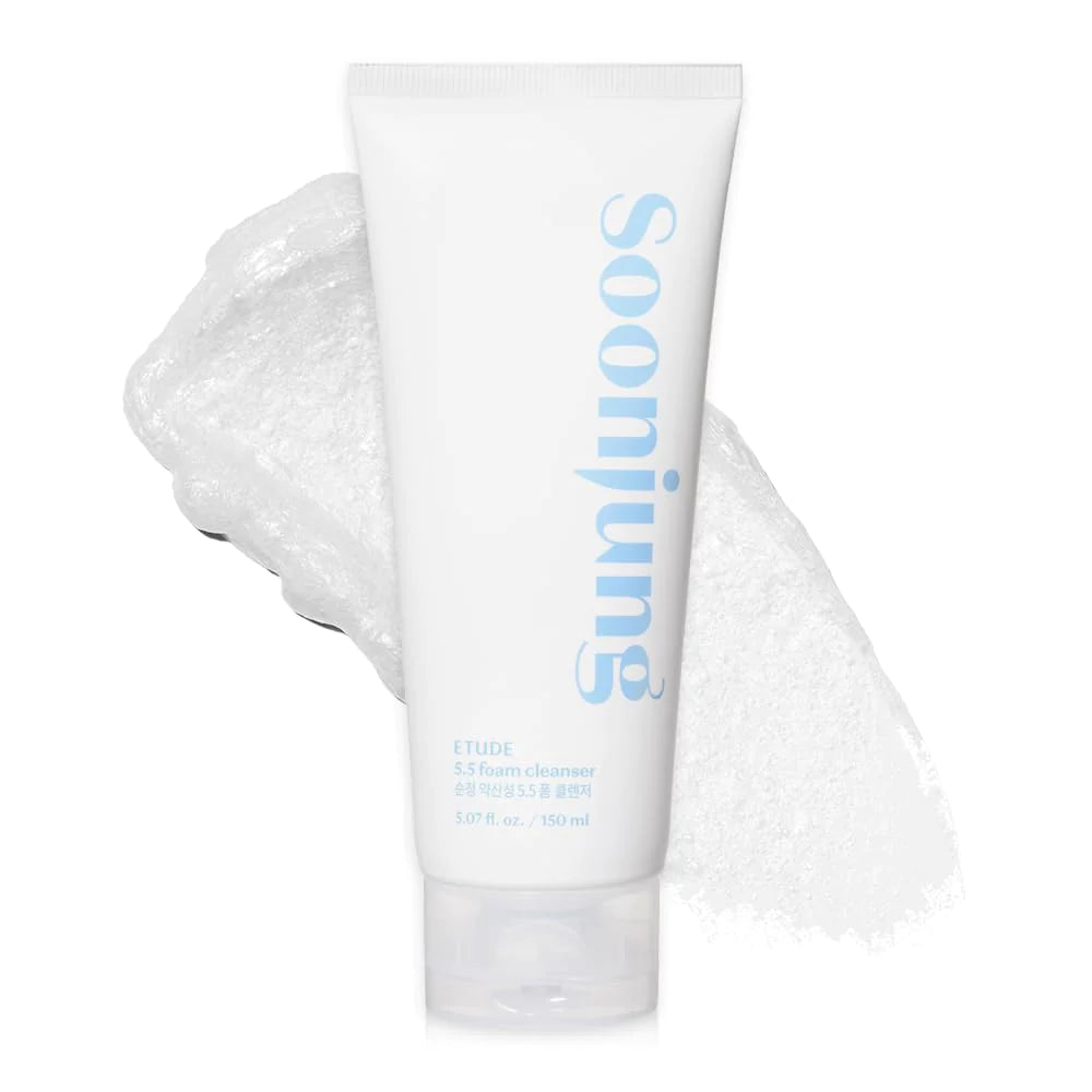ETUDE HOUSE Soon Jung 5.5 Foam Cleanser 150ml - limpiador facial piel sensitiva