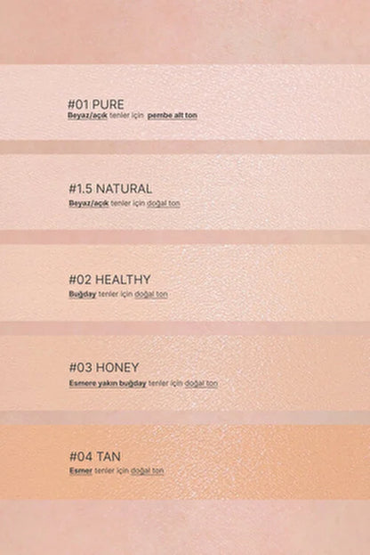 AMUSE Dew Power Vegan Cushion - Base Maquillaje - 4 Tonos