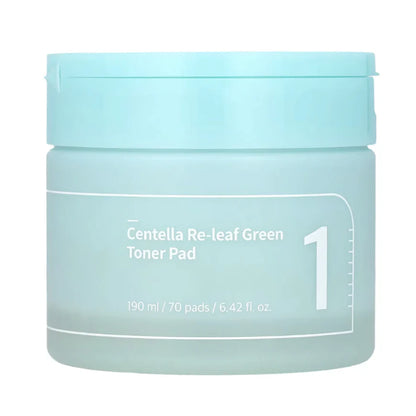 NUMBUZIN No. 1 Centella Re-Leaf Green Toner Pad 70 Almohadillas