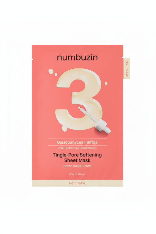 NUMBUZIN No. 3 Tingle Pore Softening Mascarilla de Tela