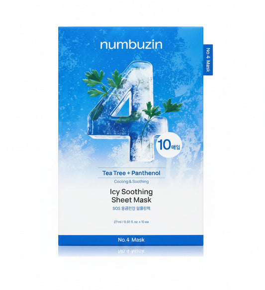 NUMBUZIN 4  Icy Soothing Sheet Mask 1 mascarilla