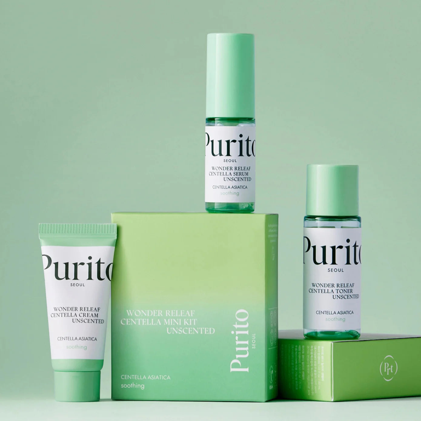 PURITO Wonder Releaf Centella Unscented Mini Kit