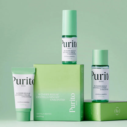 PURITO Wonder Releaf Centella Unscented Mini Kit