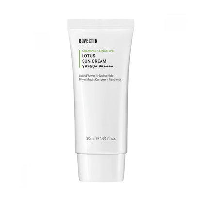 ROVECTIN Calming Lotus Sun Cream SPF 50+ PA++++ 50ml