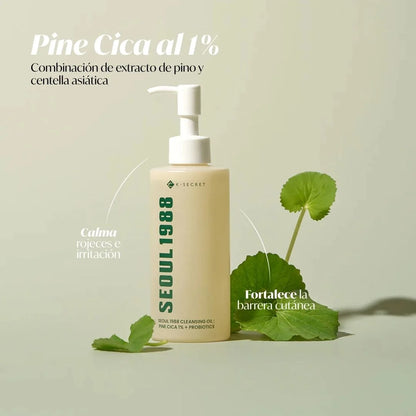 K SECRET SEOUL 1988 Cleansing Oil : Pine Cica 1% + Probiotics 200ml
