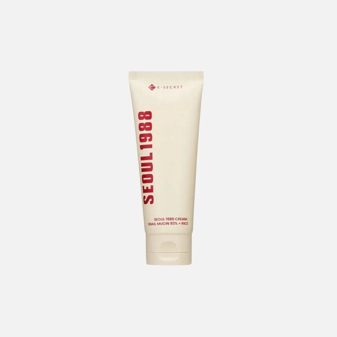 K SECRET SEOUL 1988 Cream : Snail Mucin 93% + Rice 100ml