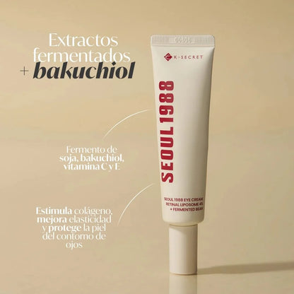 K SECRET SEOUL 1988 Eye Cream : Retinal Liposome 4% + Fermented Bean 30ml