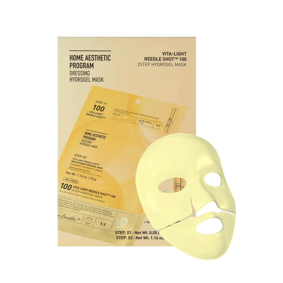 VT COSMETICS Vita-Light Reedle Shot® 100 2Step Hydrogel Mask