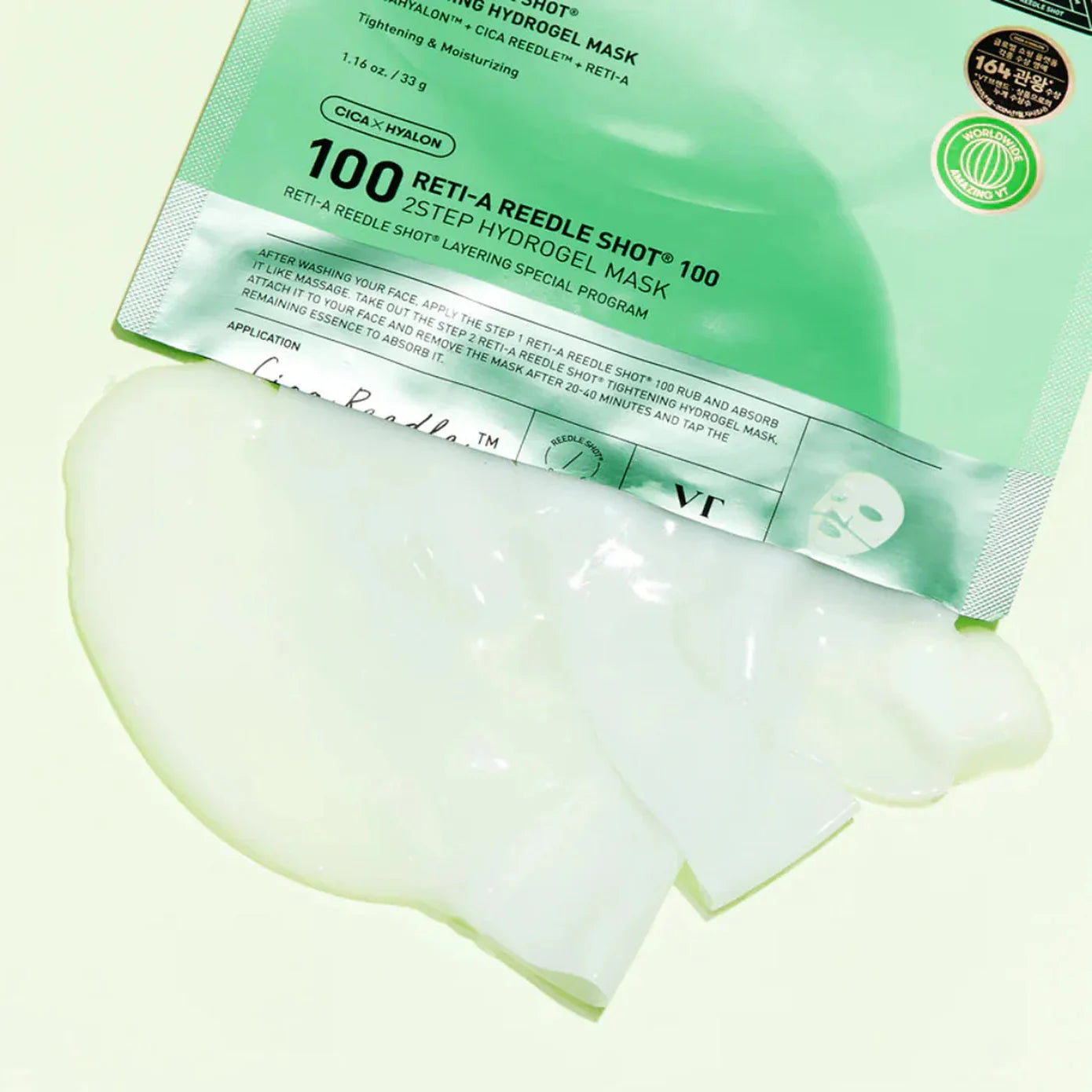VT COSMETICS Reti-A Reedle Shot® 100 2STEP Hydrogel Mask