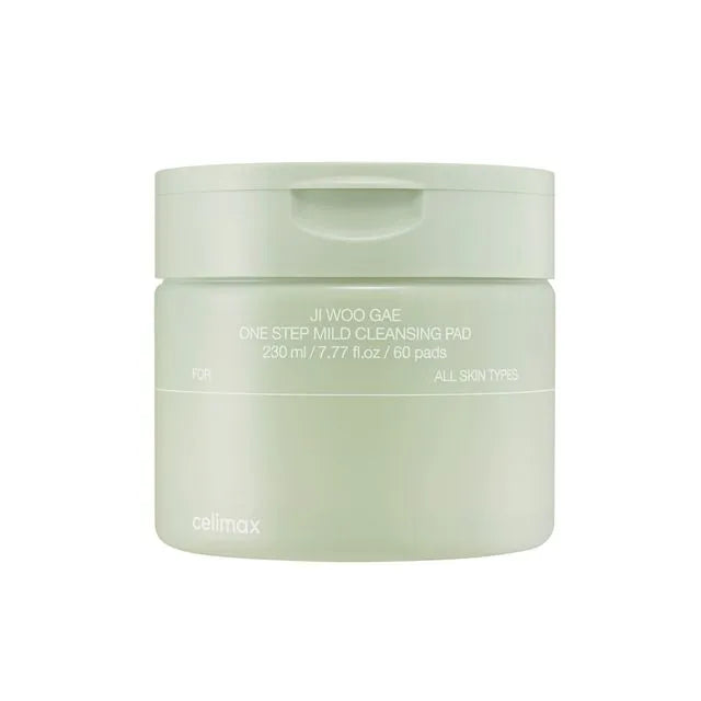 CELIMAX Ji Woo Gae One Step Mild Cleansing Pad - 60 Almohadillas de Limpieza rostro