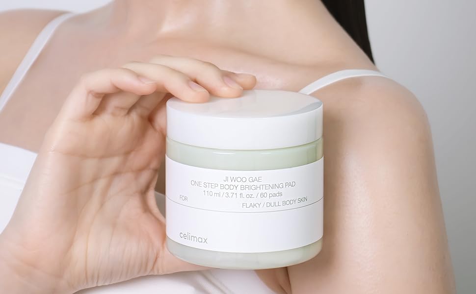CELIMAX Ji Woo Gae One Step Body Brightening Pad 60 Almohadillas – Exfoliante Cuerpo