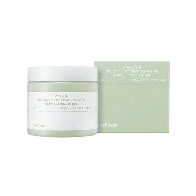 CELIMAX Ji Woo Gae One Step Body Brightening Pad 60 Almohadillas – Exfoliante Cuerpo
