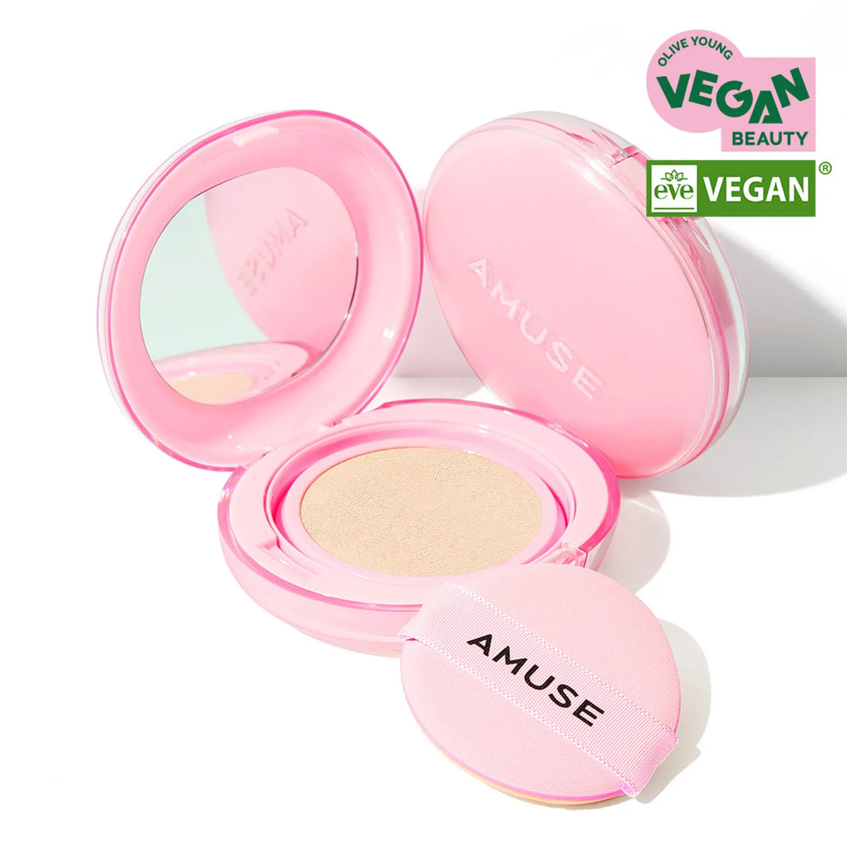AMUSE Dew Power Vegan Cushion - Base Maquillaje - 4 Tonos