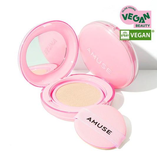 AMUSE Dew Power Vegan Cushion - Base Maquillaje - 4 Tonos