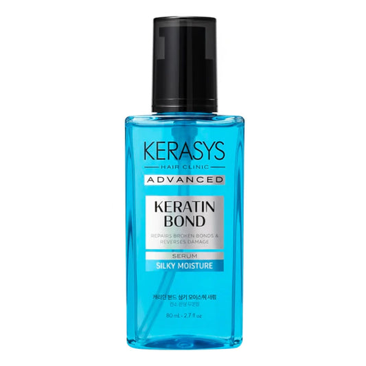 KERASYS Keratin Bond Silky Moisture SERUM Capilar – Frasco Azul -80 ml Cabello Seco