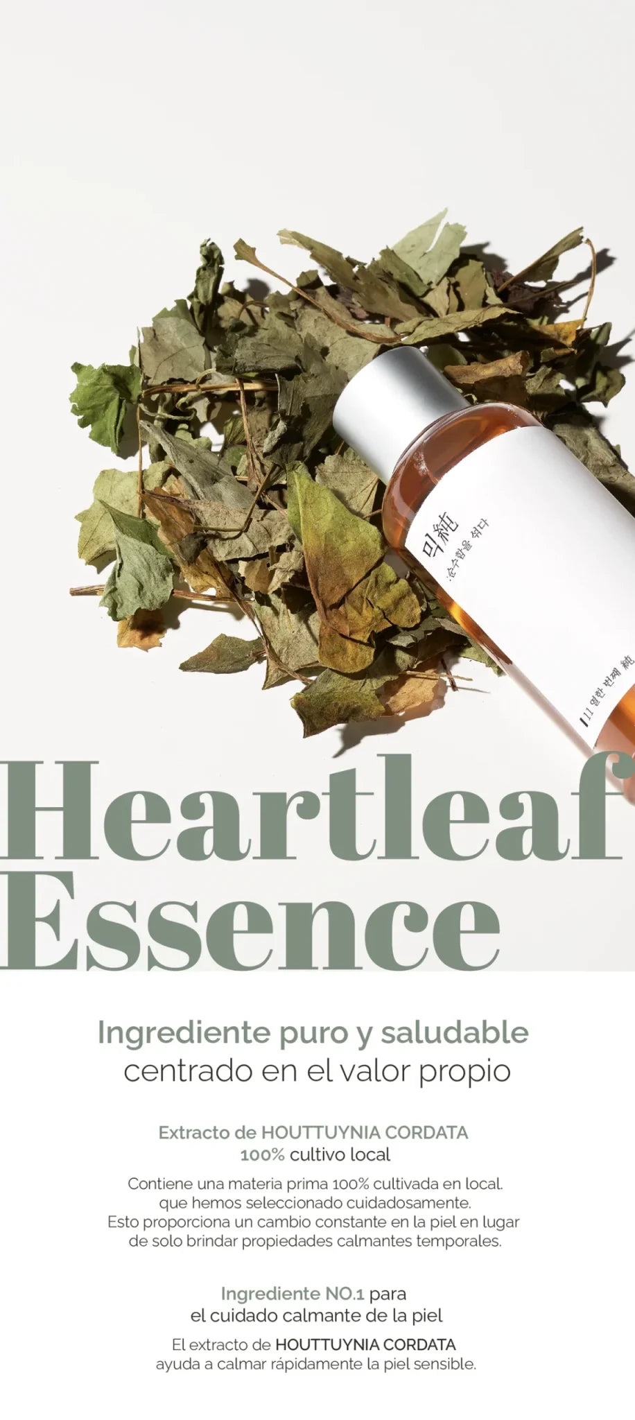 MIXSOON Heartleaf Essence  Esencia Calmante Antienrojecimiento 100ml