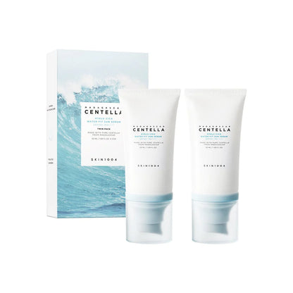 SKIN1004 Madagascar Centella Hyalu-Cica Water-Fit Sun Serum KIT 2 solares 50ml