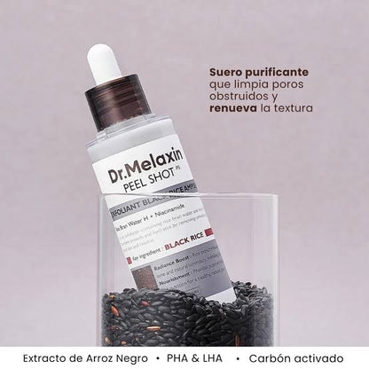 DR MELAXIN Peel Shot Exfoliating Black Rice Ampoule 80ml