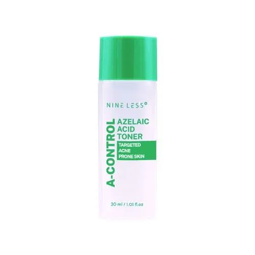 NINELESS A-Control Azelaic Acid Toner 30ml - Tónico Espinillas, Grasitud