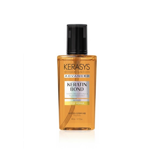 KERASYS Keratin Bond Deep Repair SERUM Capilar – Frasco Dorado -80 ml – Cabello Dañado