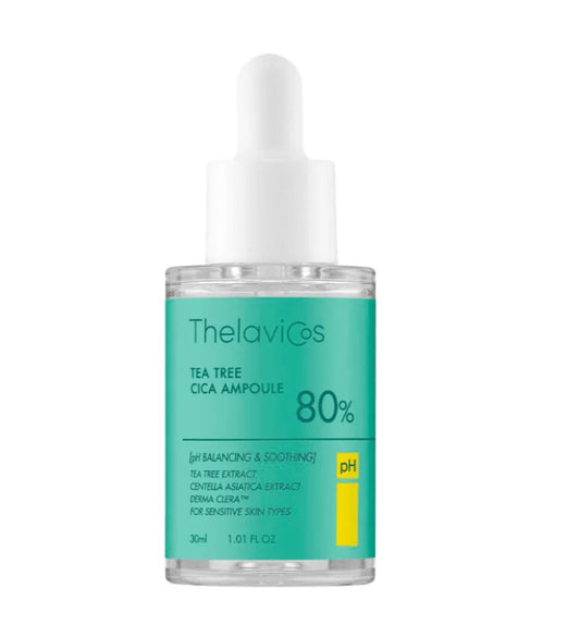 THELAVICOS Teatree CICA 80 Ampoule 30ml - serum piel sensible espinillas